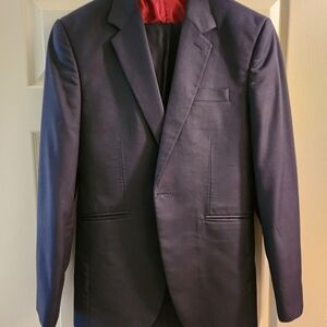 Men's Navy Blue Suit Jacket - Brand